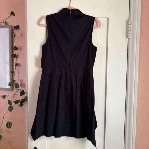 Rachel Rachel Roy Black Beaded Sleeveless Collared Dress NWT Women’s Size 4 - Picture 9 of 9